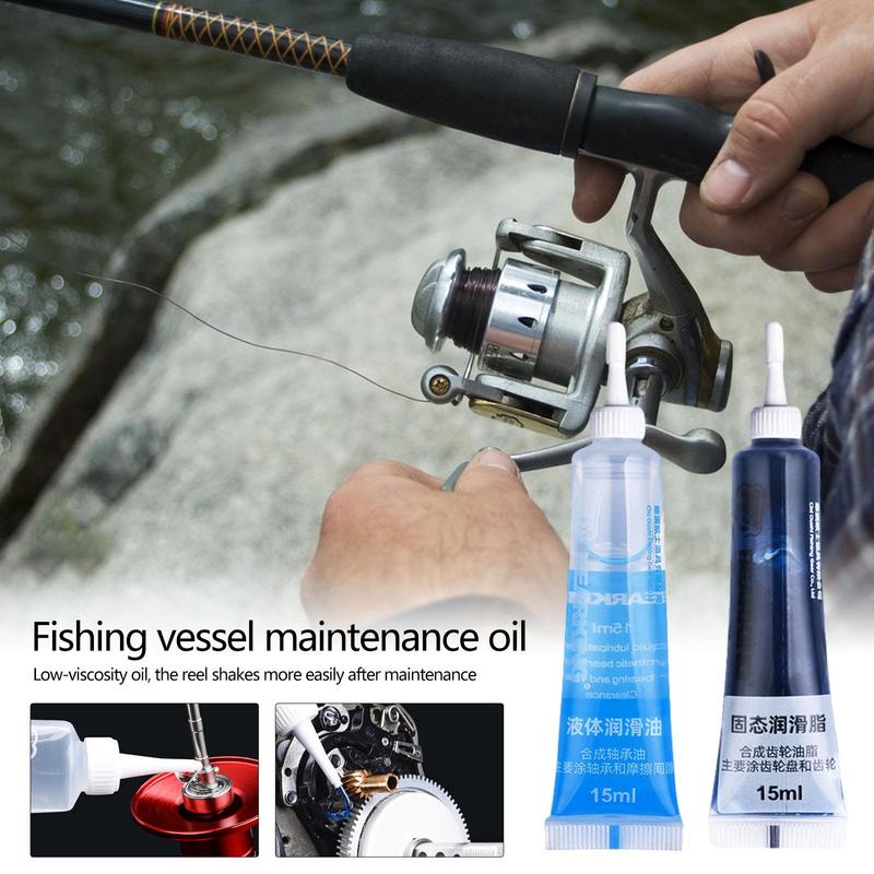 Gulungan pancing pelumas 15ml, - Reel Bag ulasan dan harga