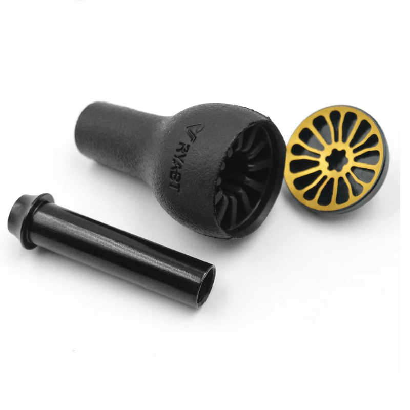 Kenop Hitam TPE 27mm, Kompatib - Spincast Reel ulasan dan harga