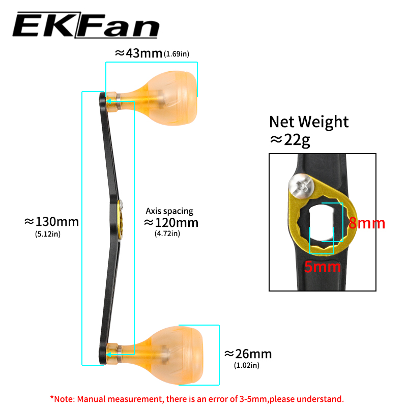 EKFan 130MM Pegangan Aloi Ultr - Trolling Reel ulasan dan harga